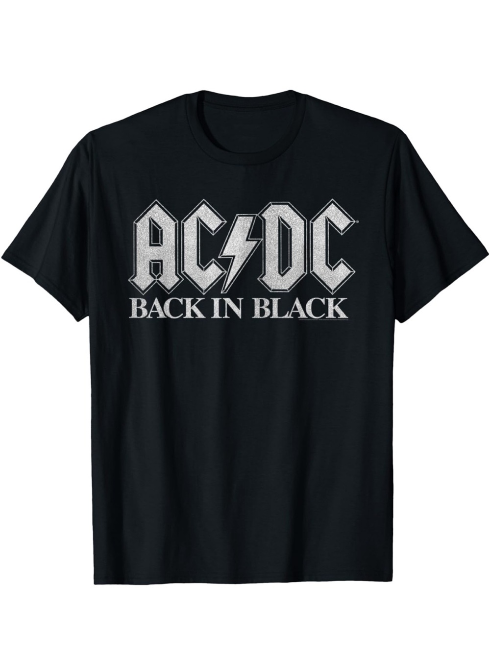 Men’s Black AC/DC Short Sleeve Tee Size 2XL